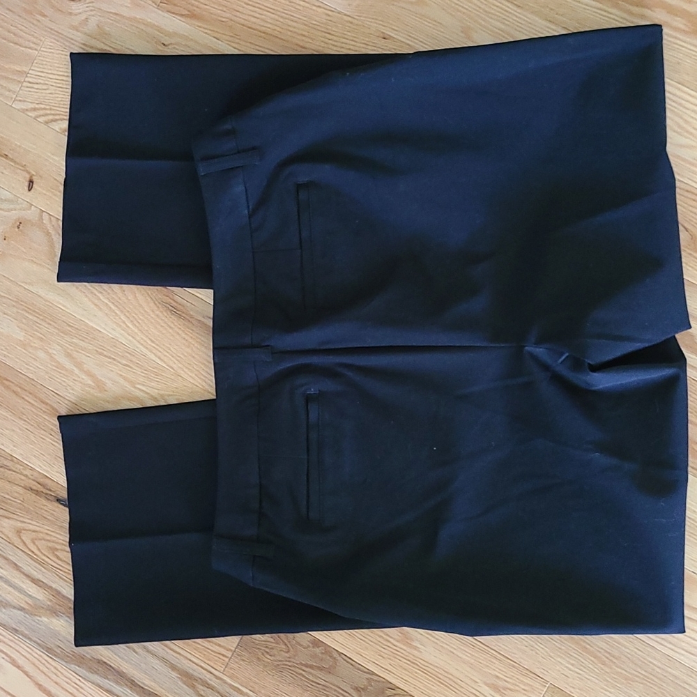 St. John's Bay Strt Leg Mid Rise Pants.  Sz 18W Black. Cotton/Spandex Blend NWOT - Picture 5 of 9